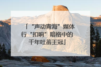 “声动青海”媒体行“扣响”暗格中的千年吐蕃王冠